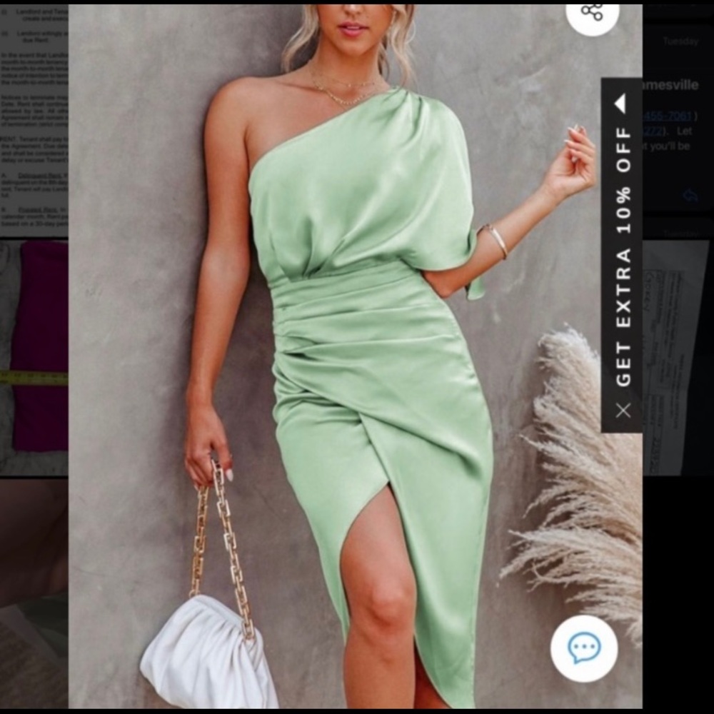 Nyasia One Shoulder Dress